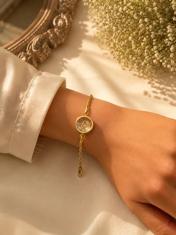 Gold_Anti-Tarnish_Cz_Crystal_Eternal_Bloom_Charm_Bracelet_For_Women