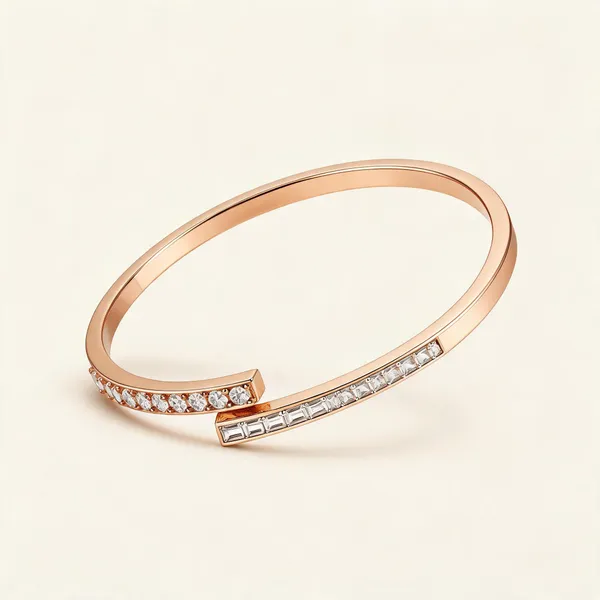 Gold_18K_Plated_Anti-Tarnish_Crystal_Tennis_Bangle_For_Women