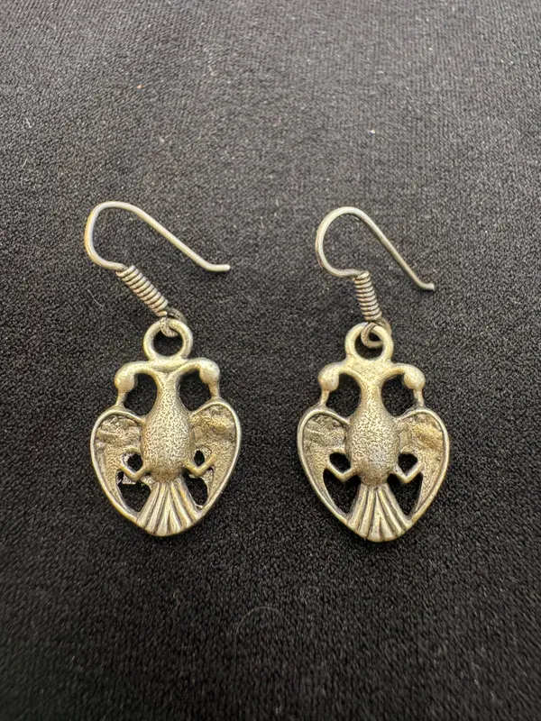 Silver-Tone_Bird_Drop_Earrings_For_Women