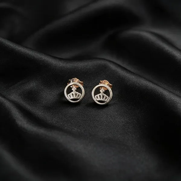The_Crown_925_Silver_Earstuds