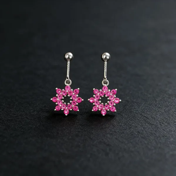 The_Bloom_925_Silver_Bugadi_Earrings_Red