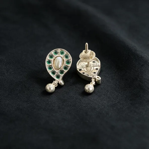 The_Paisley_Pearl_925_Silver_Earstuds