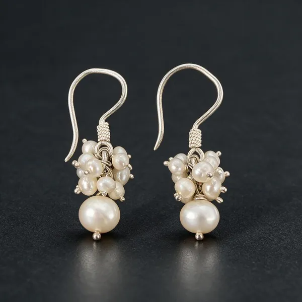 The_Pearl_Cluster_925_Silver_Earrings
