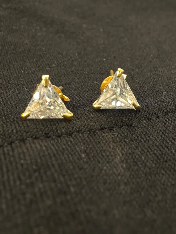 Gold_Tone_Geometric_Stud_Earrings_For_Women