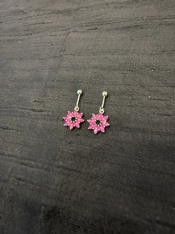 The_Bloom_925_Silver_Bugadi_Earrings_Red