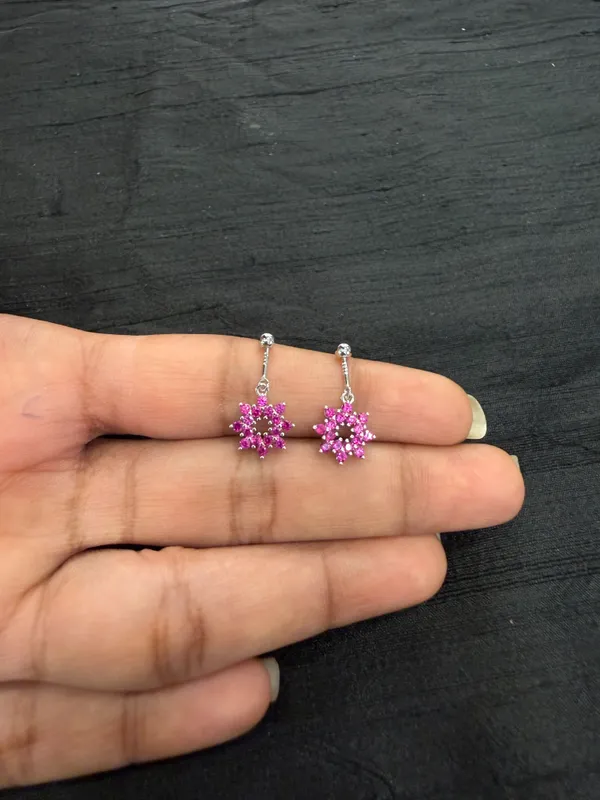 The_Bloom_925_Silver_Bugadi_Earrings_Red