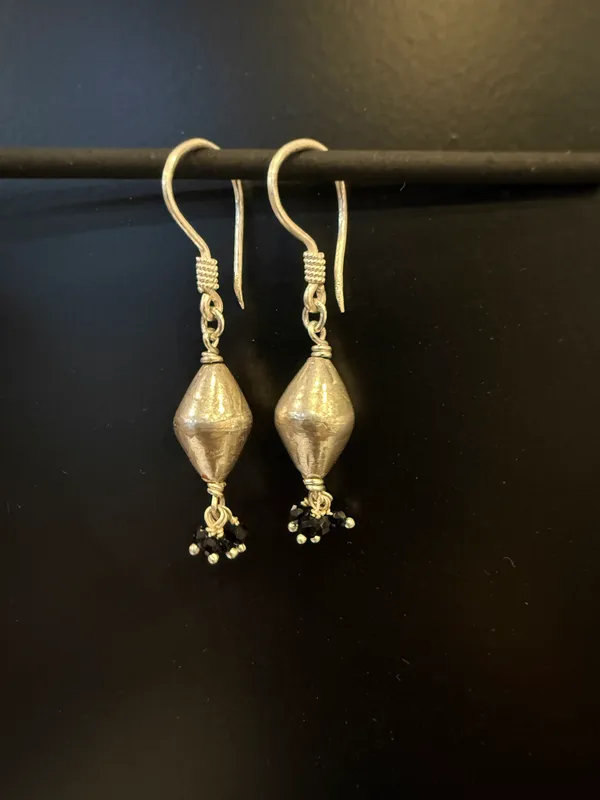 The_Dholki_Bead_925_Silver_Hook_Earrings