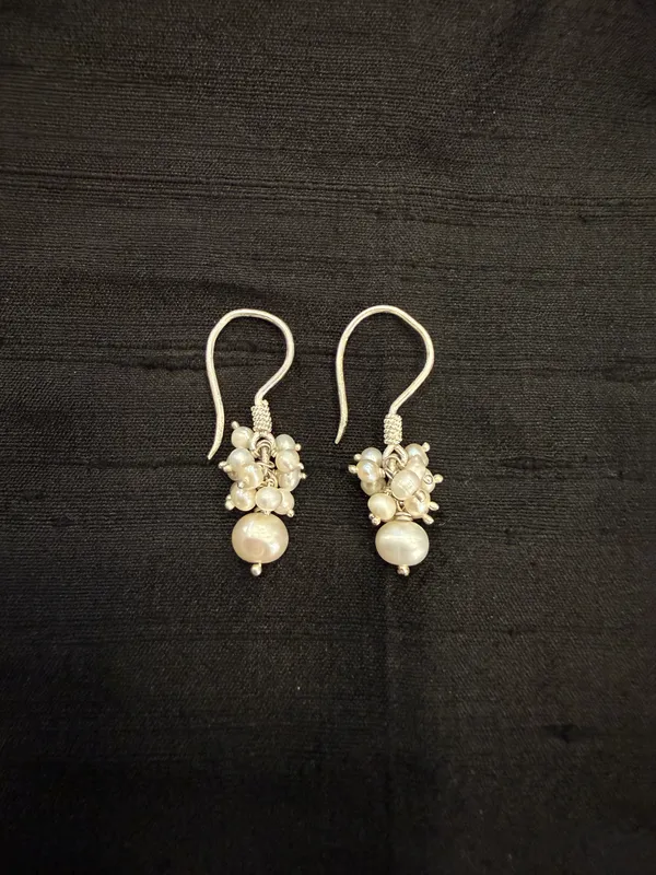 The_Pearl_Cluster_925_Silver_Earrings