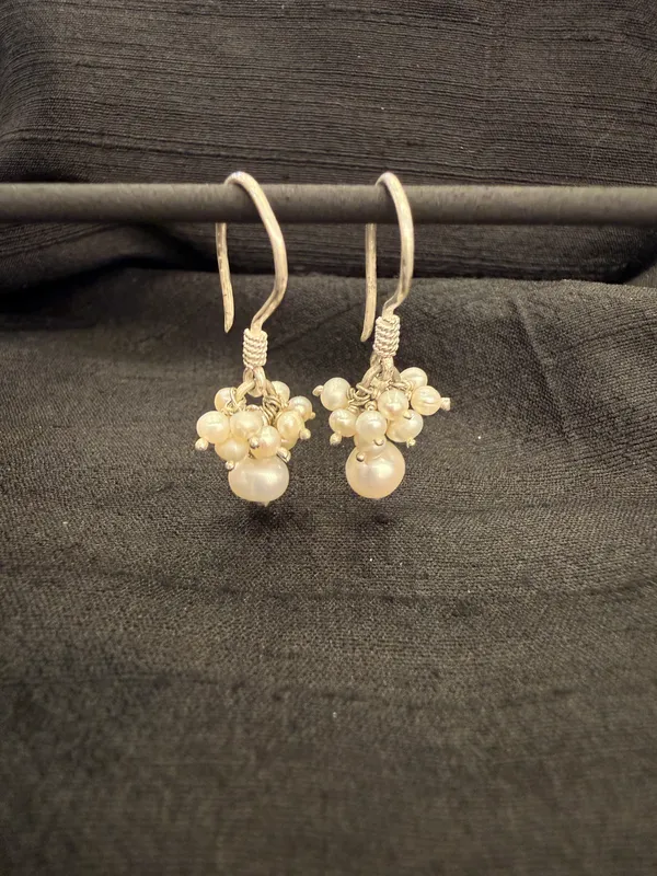 The_Pearl_Cluster_925_Silver_Earrings