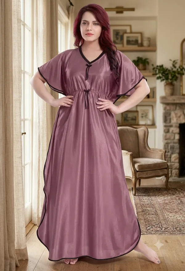 Mauve_Satin_Relaxed_Fit_Nightdress_For_Women