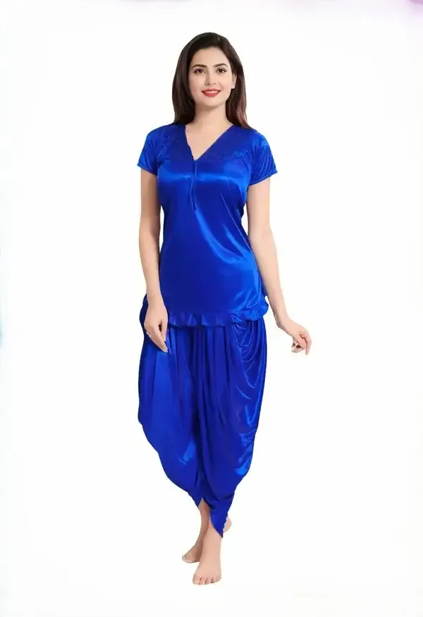 Blue_Satin_Relaxed_Fit_Night_Suit_for_Women
