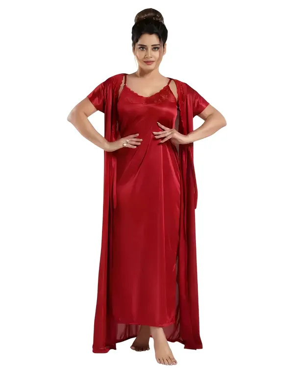 Red_Satin_Long_Nightwear_Set_for_Women
