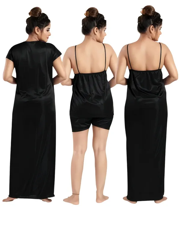Black_Satin_3-Piece_Nightwear_Set_for_Women
