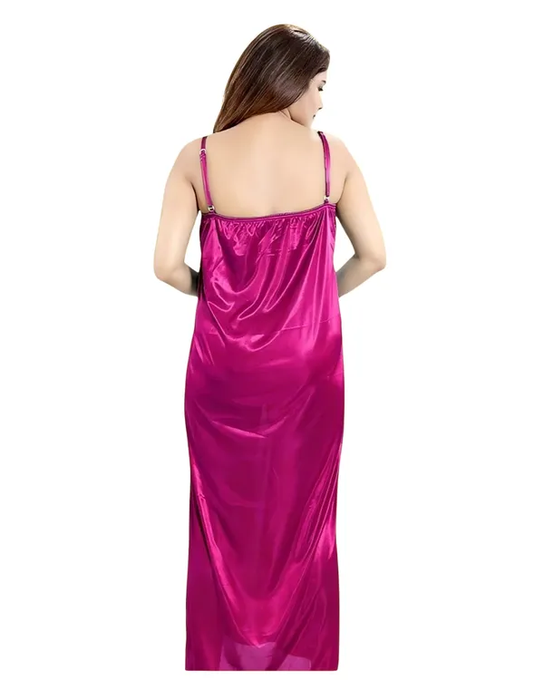 Pink_Satin_Strappy_Nightdress_for_Women