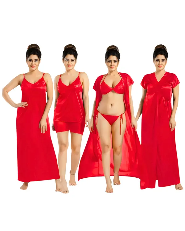 Red_Satin_Nightwear_Set_for_Women