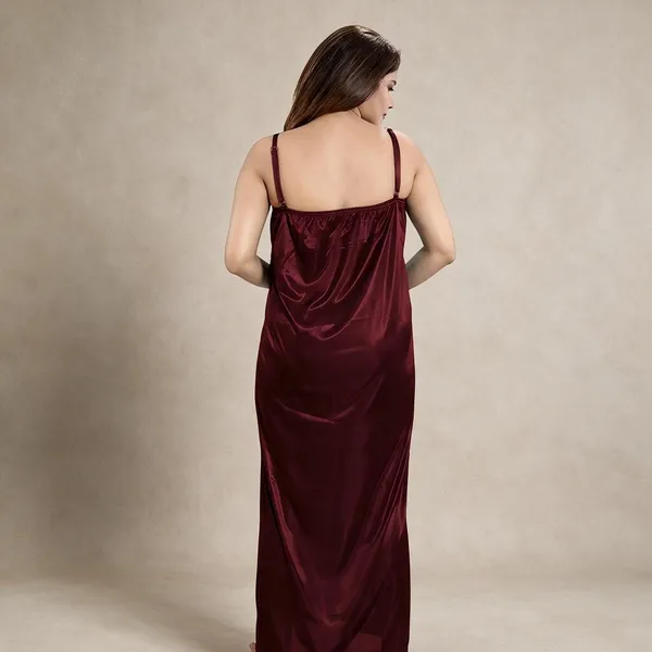 Burgundy_Satin_Slip_Nightdress_for_Women