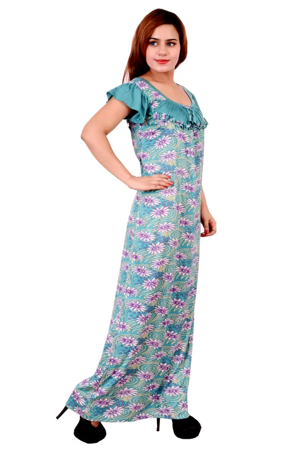 Hosiery_Night_Dress_Green