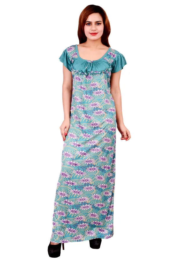 Hosiery_Night_Dress_Green