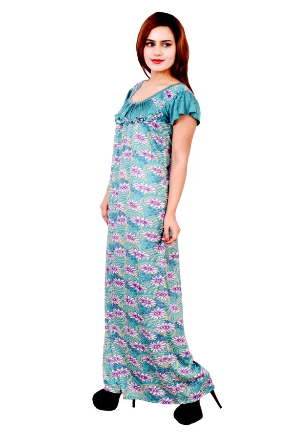 Hosiery_Night_Dress_Green