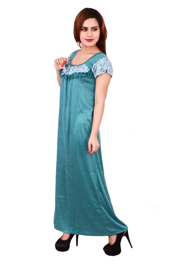 Hosiery_Night_Dress_Green