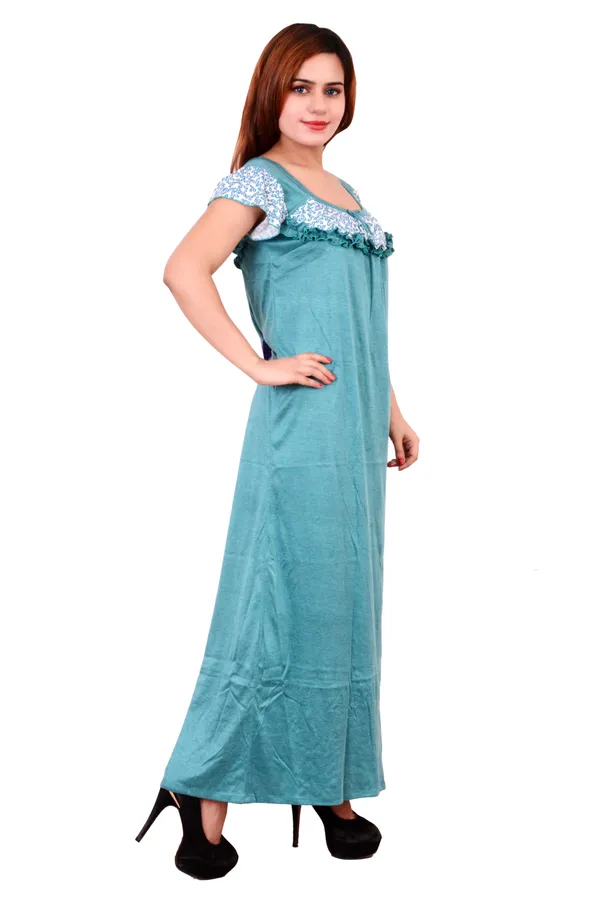 Hosiery_Night_Dress_Green