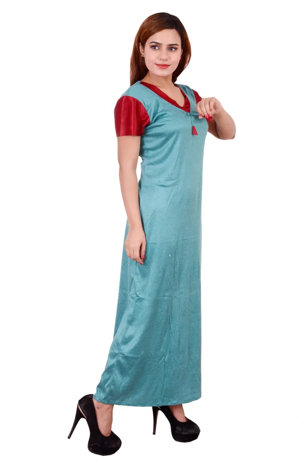 Hosiery_Night_Dress_Green