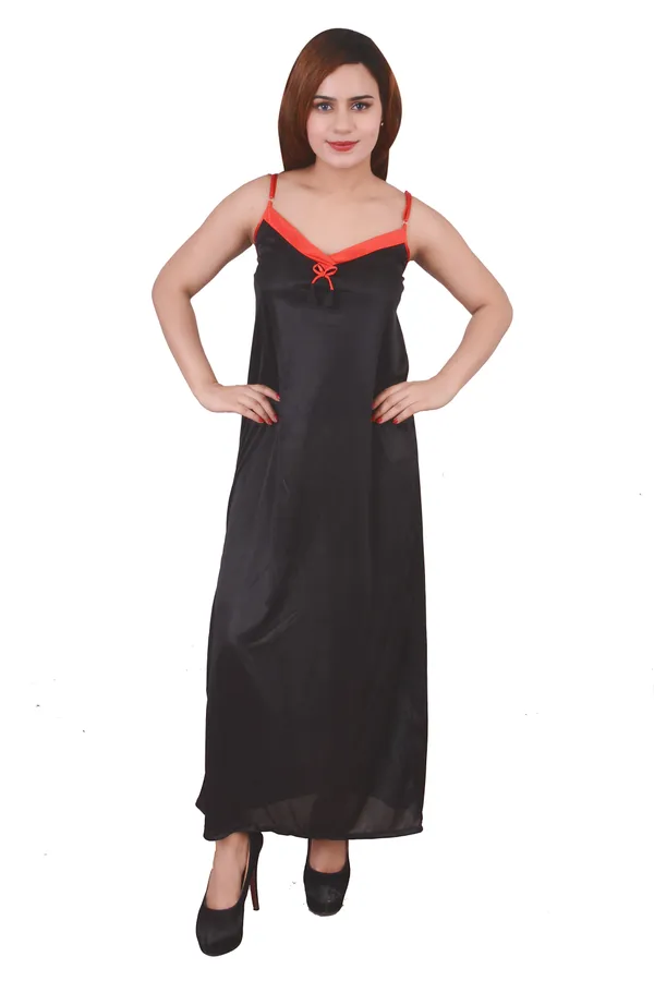 Satin_Nighty_And_Night_Gowns_Red