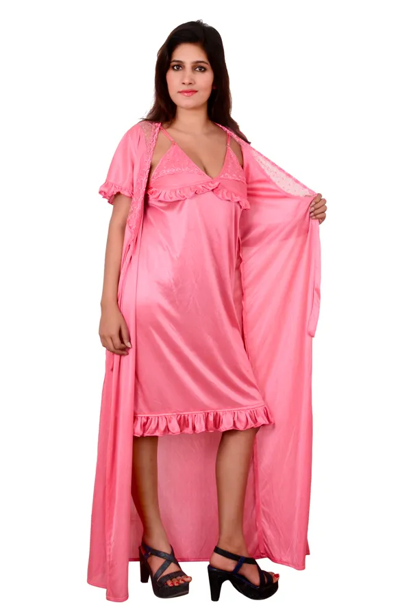 Satin_Nighty_And_Night_Gowns_Pink