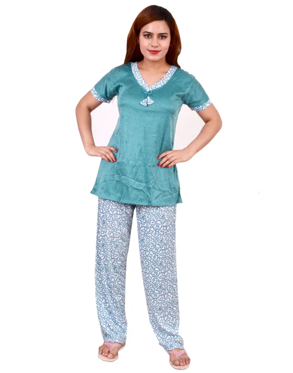 Hosiery_Nightsuit_Sets_Green