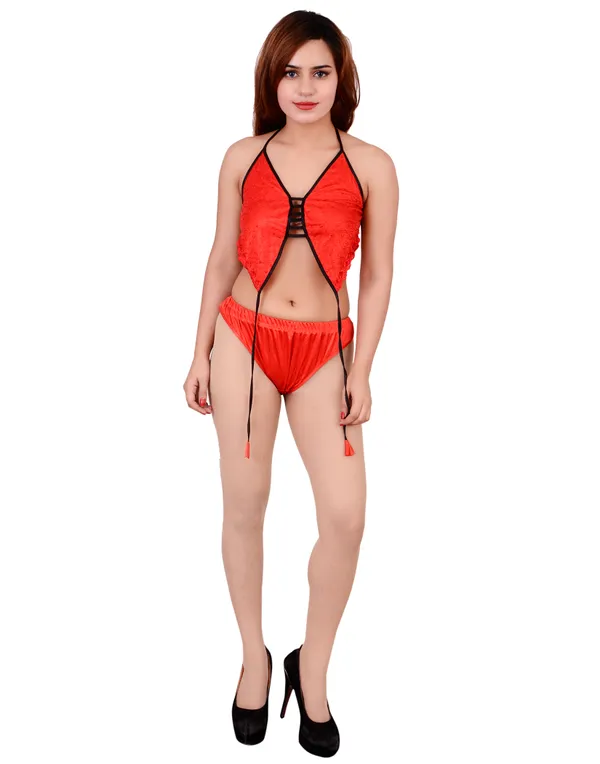 Satin_Teddies_Red
