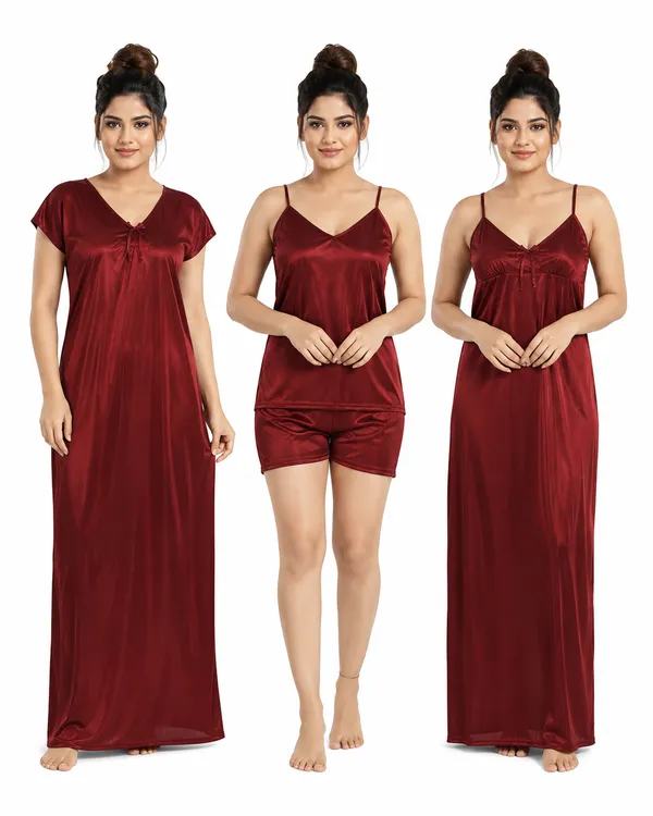 Red_Satin_Nightwear_Set_for_Women