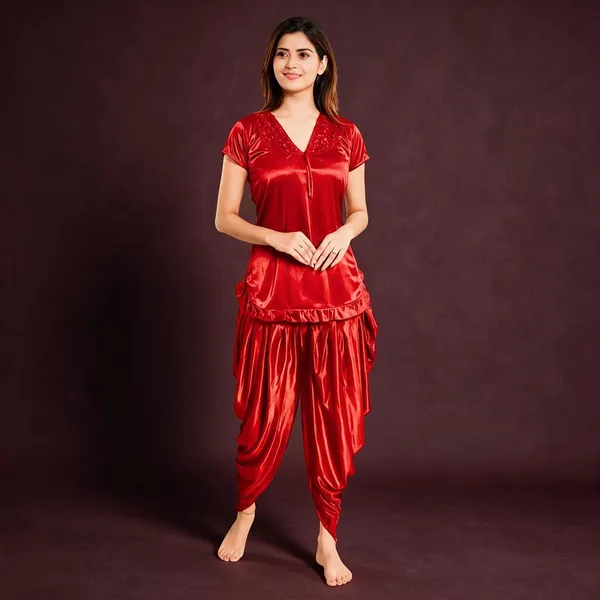 Red_Satin_Relaxed_Fit_Night_Suit_for_Women