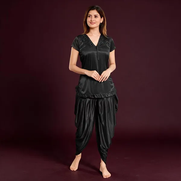 Black_Satin_Harem_Night_Suit_for_Women