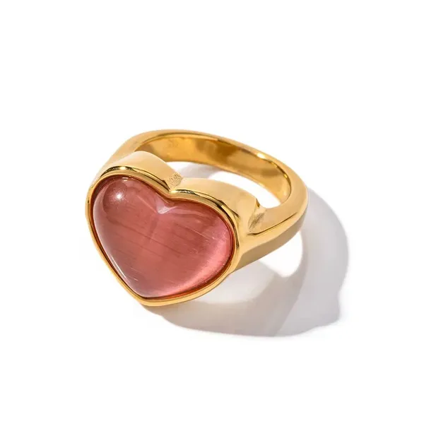 Gold_Tone_Pink_Heart_Stone_Ring_for_Women
