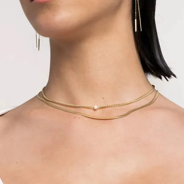 Gold_Tone_Double_Layer_Pearl_Necklace_for_Women