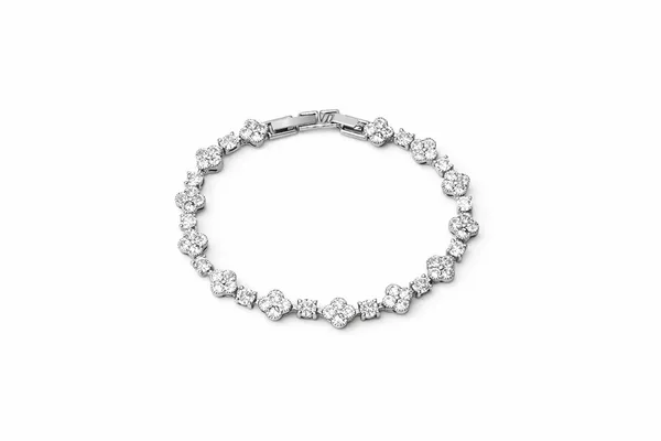 Silver_Tone_Crystal_Tennis_Bracelet_for_Women