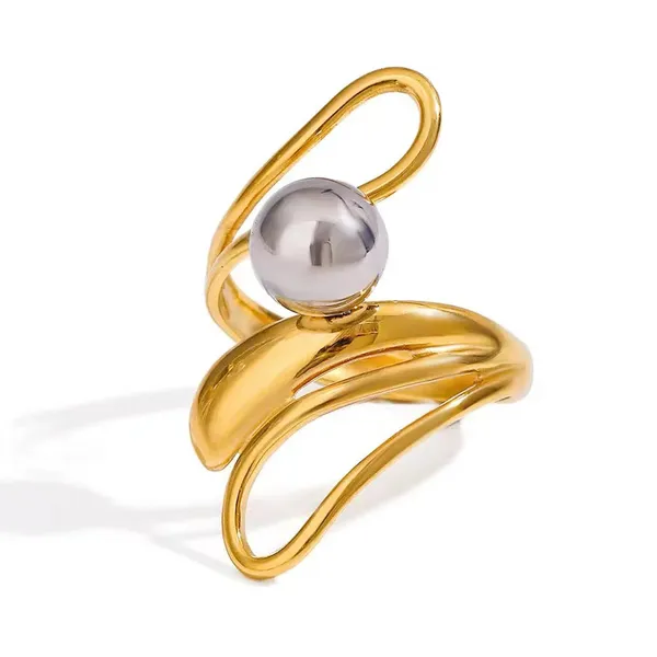 Gold_Tone_Adjustable_Open_Ring_for_Women