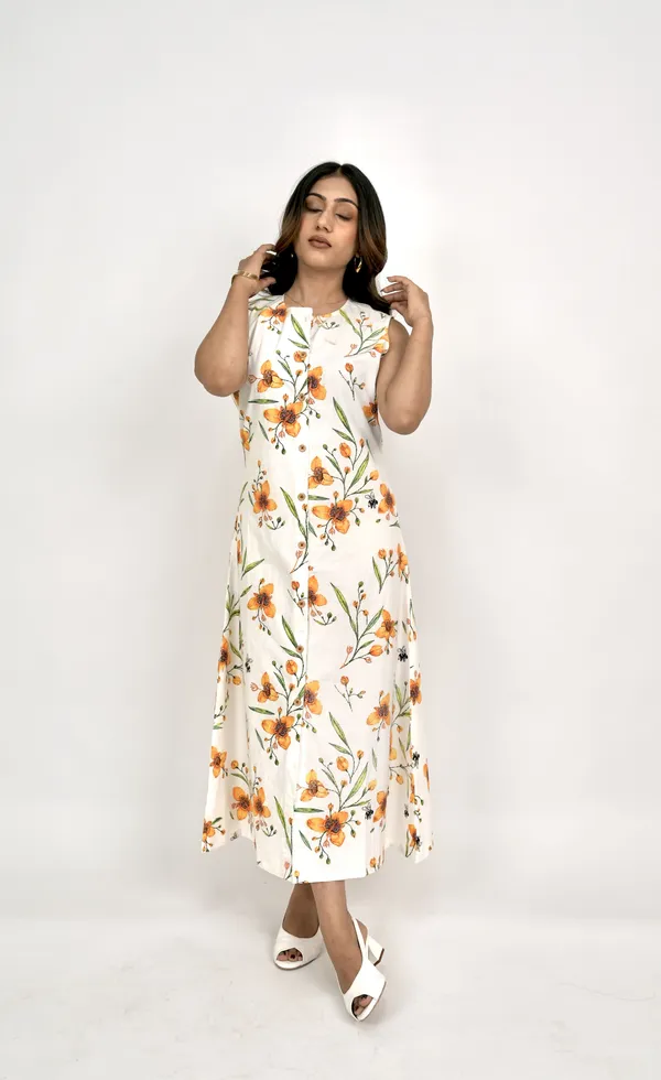 White_Floral_Print_Sleeveless_Maxi_Dress_for_Women