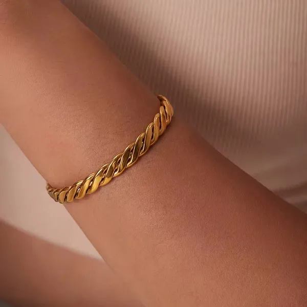 Gold_Tone_Twisted_Cuff_Bracelet_for_Women