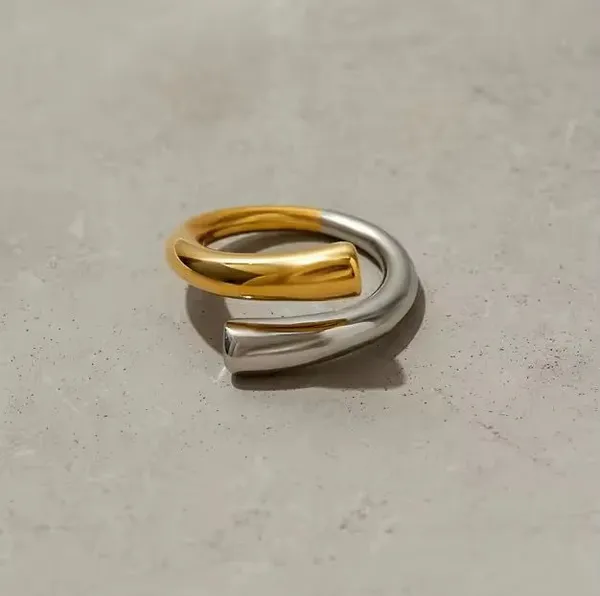 Gold_Silver_Open_Band_Ring_for_Women