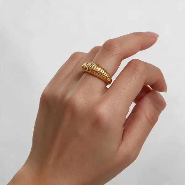 Gold_Tone_Ribbed_Ring_for_Women