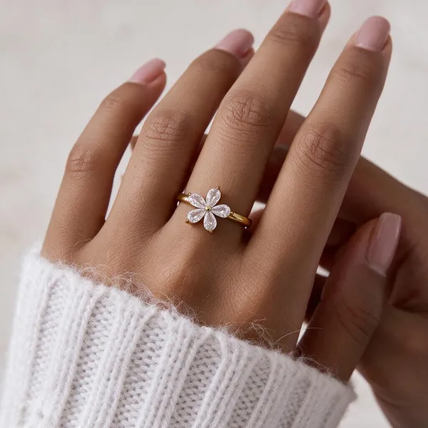 Gold_Tone_Floral_Stone_Ring_for_Women