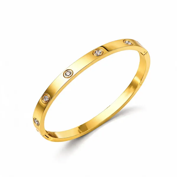 Gold-Tone_Crystal_Studded_Bangle_for_Women