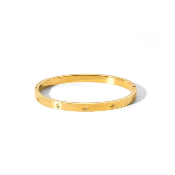 Gold_Tone_Floral_Design_Bangle_for_Women