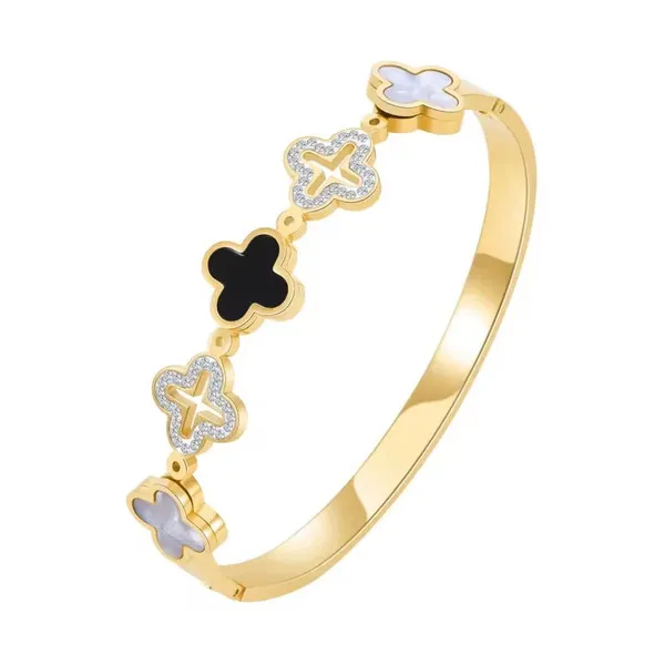 Gold_Tone_Clover_Charm_Bracelet_for_Women