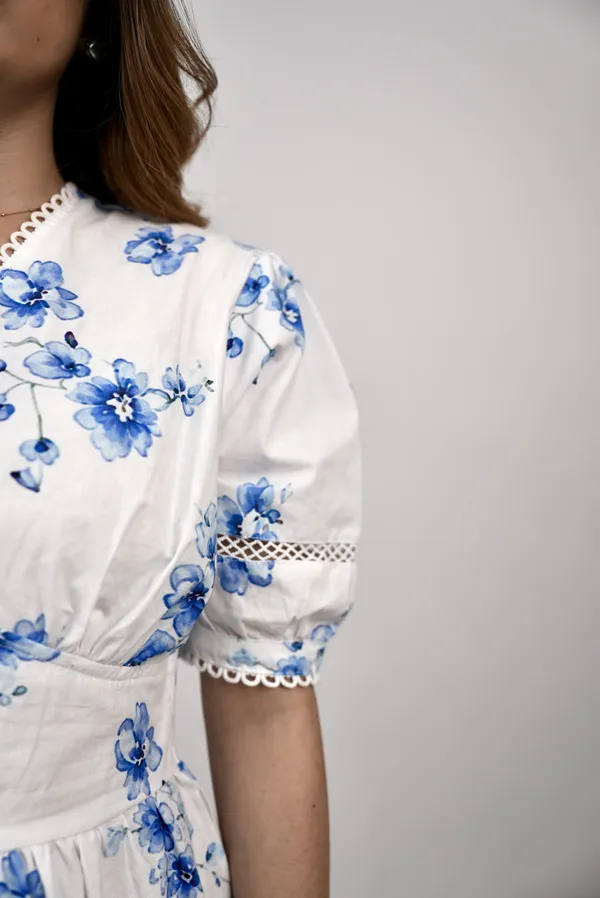 White_Floral_Fit_And_Flare_Dress_for_Women