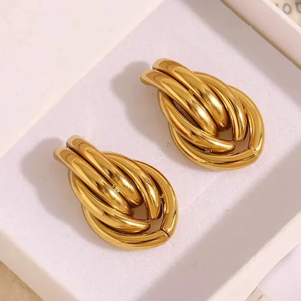 Gold_Tone_Interwoven_Statement_Earrings_for_Women