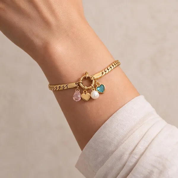 Gold_Tone_Chain_Charm_Bracelet_for_Women