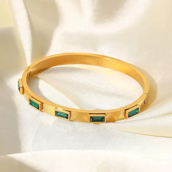 Gold_Tone_Green_Stone_Bangle_Bracelet_for_Women