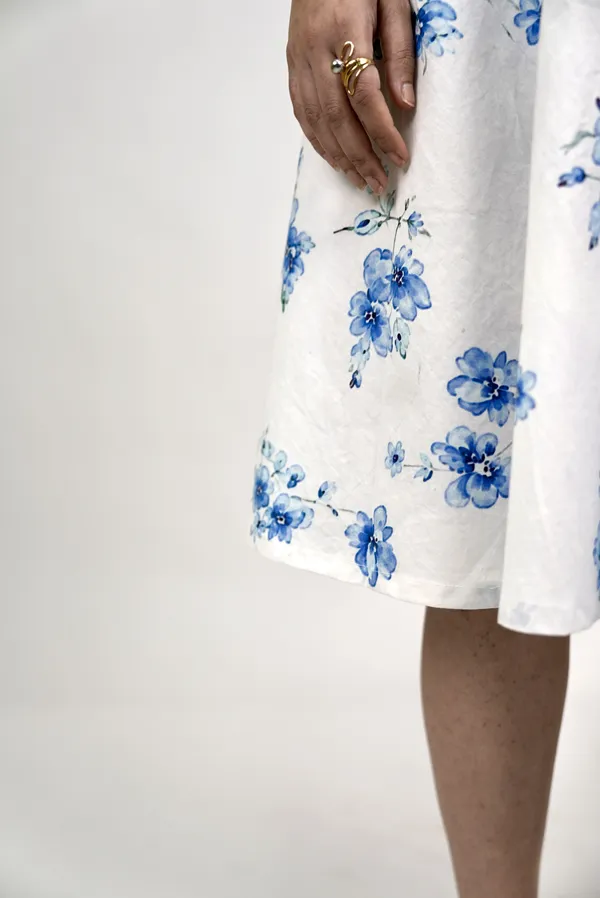 White_Floral_Fit_And_Flare_Dress_for_Women